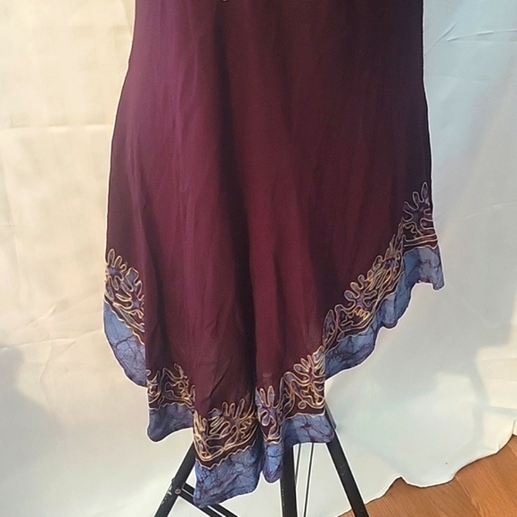 Just Cruising Burgundy 100% Rayon, Free Size - Picture 3 of 9